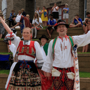 Couple in Folk Kroje